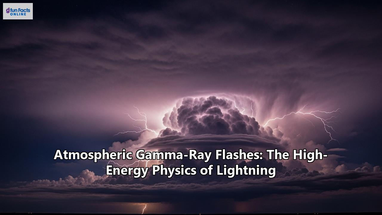 Atmospheric Gamma-Ray Flashes: The High-Energy Physics of Lightning