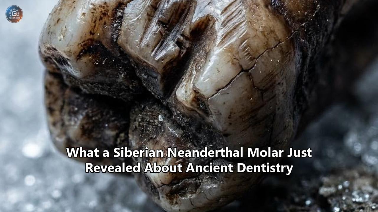 What a Siberian Neanderthal Molar Just Revealed About Ancient Dentistry
