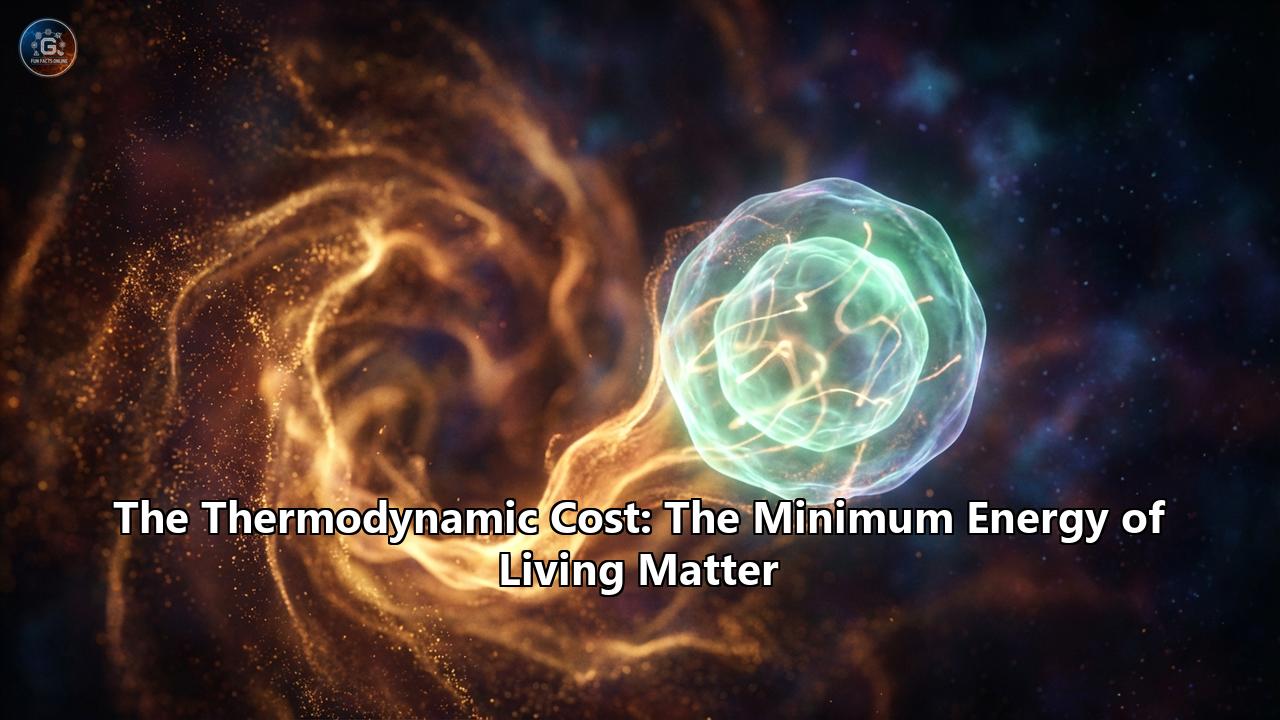The Thermodynamic Cost: The Minimum Energy of Living Matter