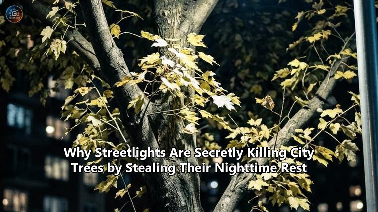 Why Streetlights Are Secretly Killing City Trees by Stealing Their Nighttime Rest