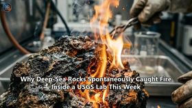Why Deep-Sea Rocks Spontaneously Caught Fire Inside a USGS Lab This Week