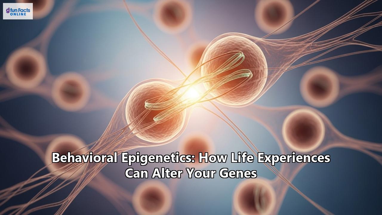 Behavioral Epigenetics: How Life Experiences Can Alter Your Genes