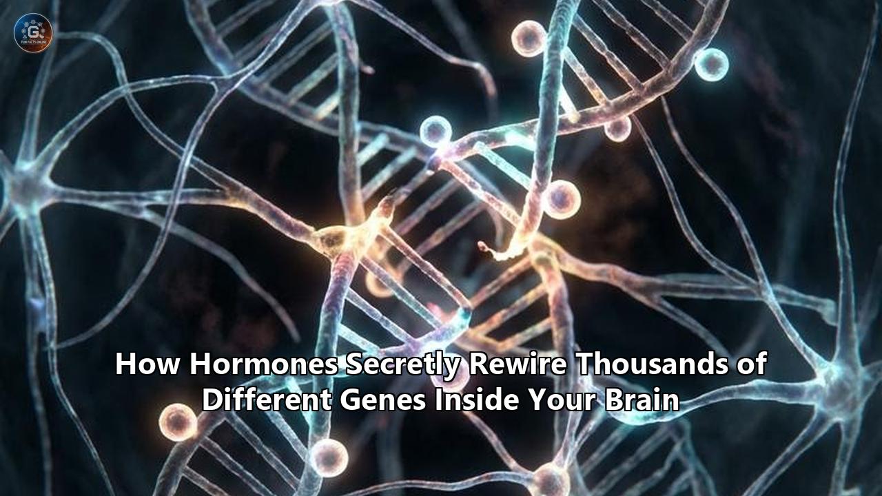 How Hormones Secretly Rewire Thousands of Different Genes Inside Your Brain