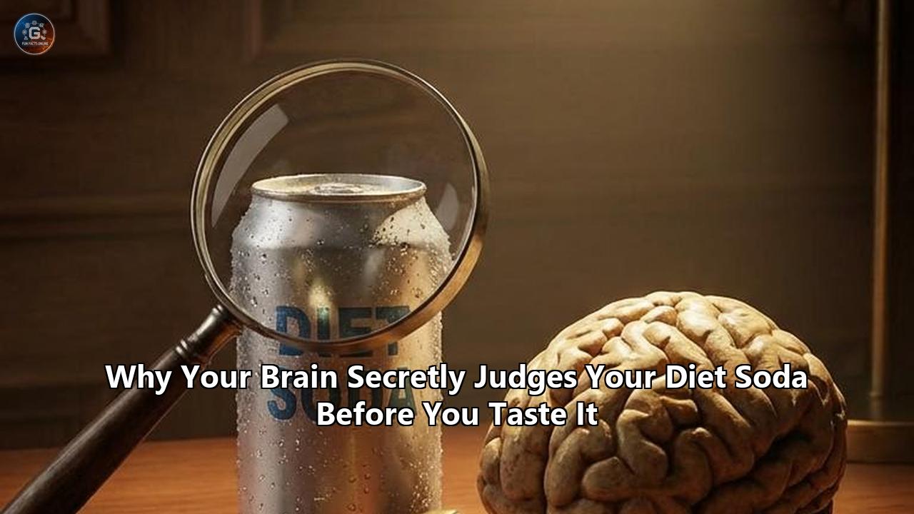 Why Your Brain Secretly Judges Your Diet Soda Before You Taste It
