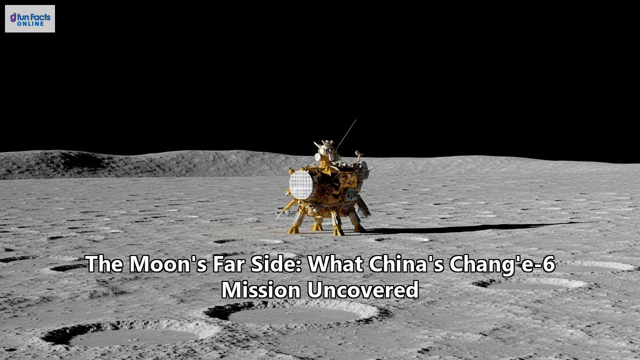 The Moon's Far Side: What China's Chang'e-6 Mission Uncovered
