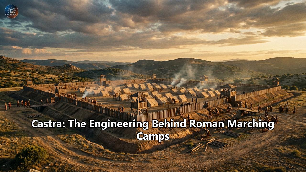 Castra: The Engineering Behind Roman Marching Camps
