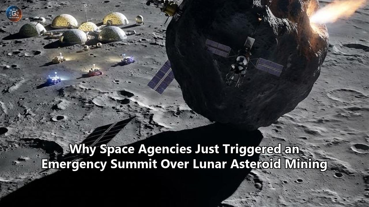 Why Space Agencies Just Triggered an Emergency Summit Over Lunar Asteroid Mining
