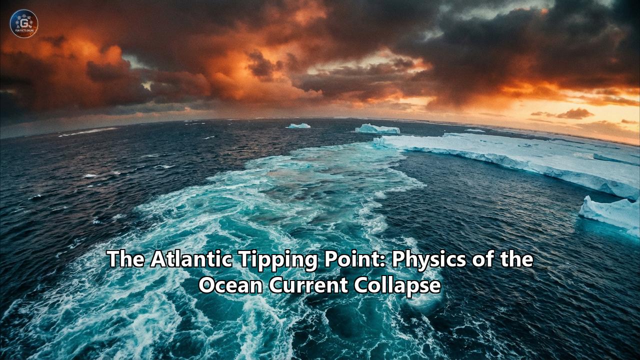The Atlantic Tipping Point: Physics of the Ocean Current Collapse