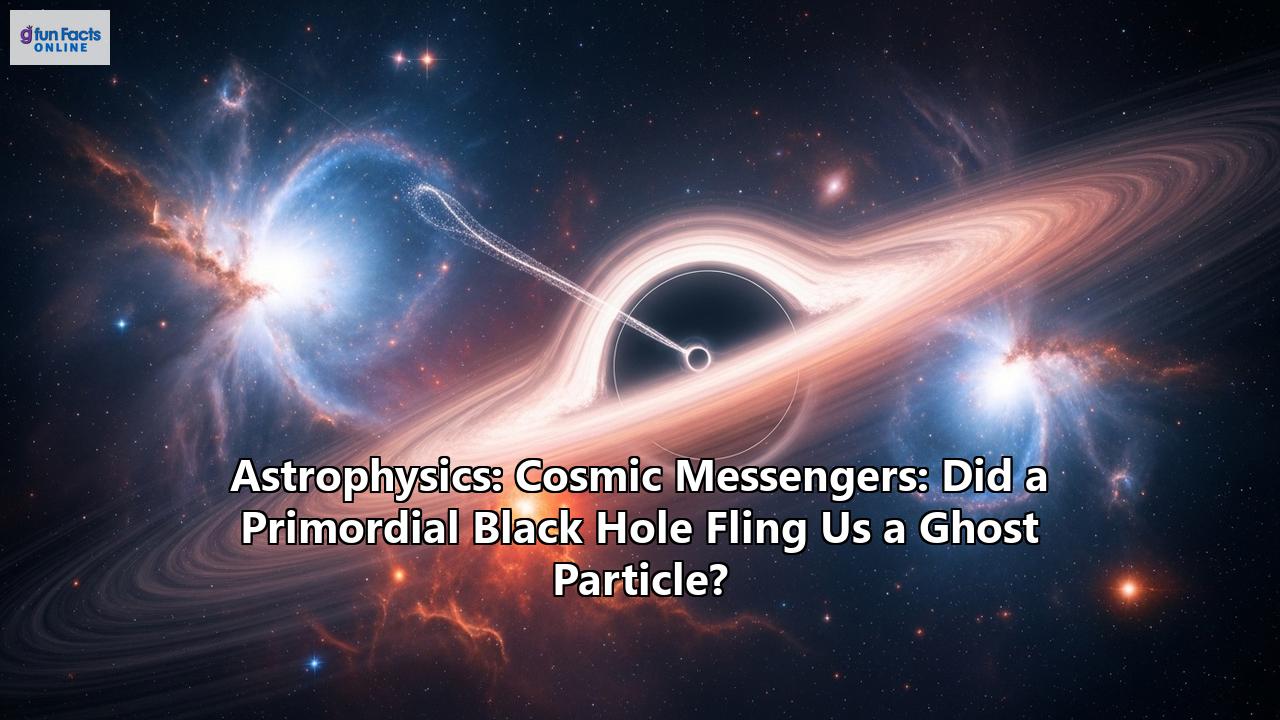 Astrophysics: Cosmic Messengers: Did a Primordial Black Hole Fling Us a Ghost Particle?
