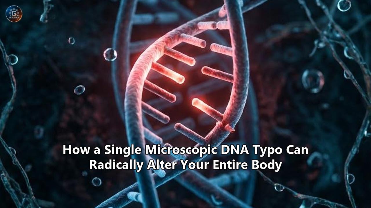 How a Single Microscopic DNA Typo Can Radically Alter Your Entire Body