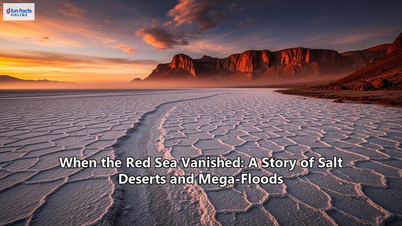 When the Red Sea Vanished: A Story of Salt Deserts and Mega-Floods