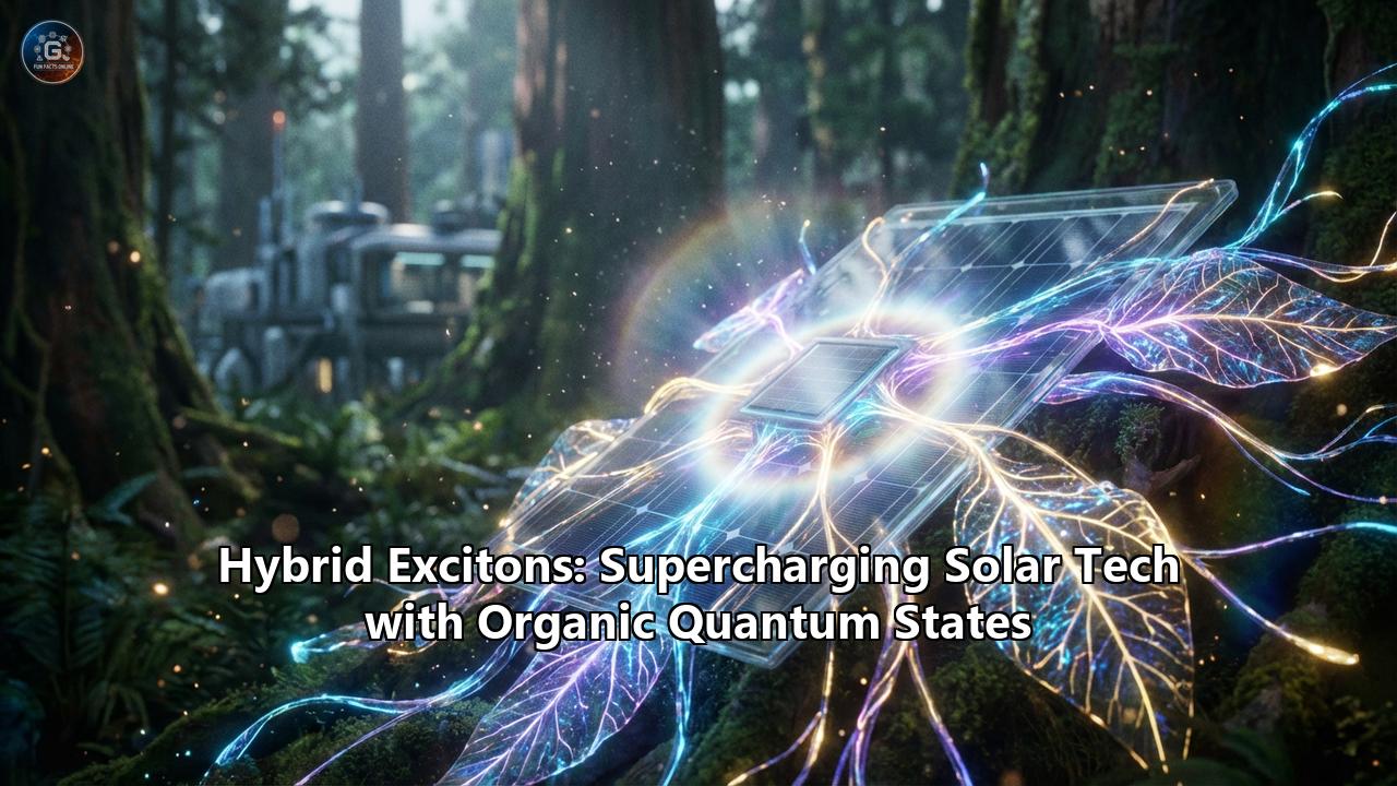 Hybrid Excitons: Supercharging Solar Tech with Organic Quantum States
