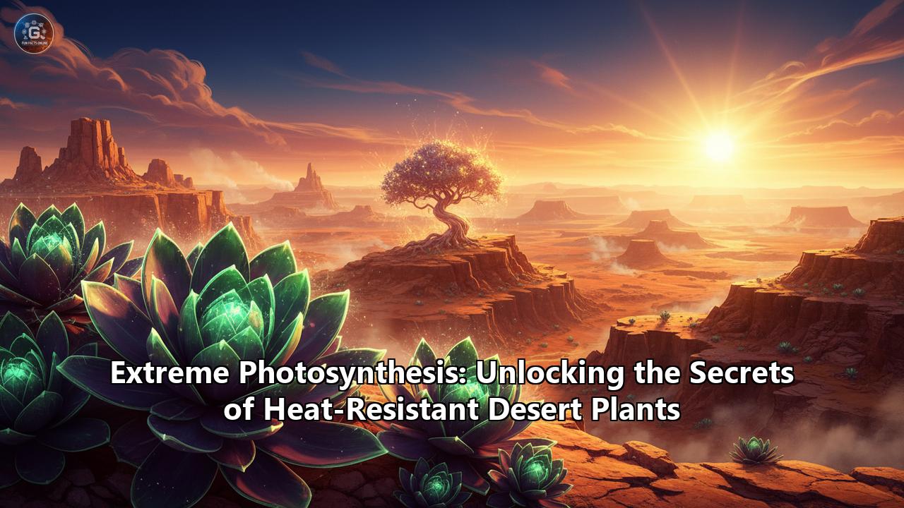 Extreme Photosynthesis: Unlocking the Secrets of Heat-Resistant Desert Plants