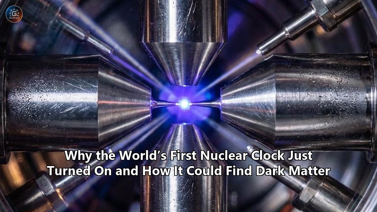 Why the World’s First Nuclear Clock Just Turned On and How It Could Find Dark Matter
