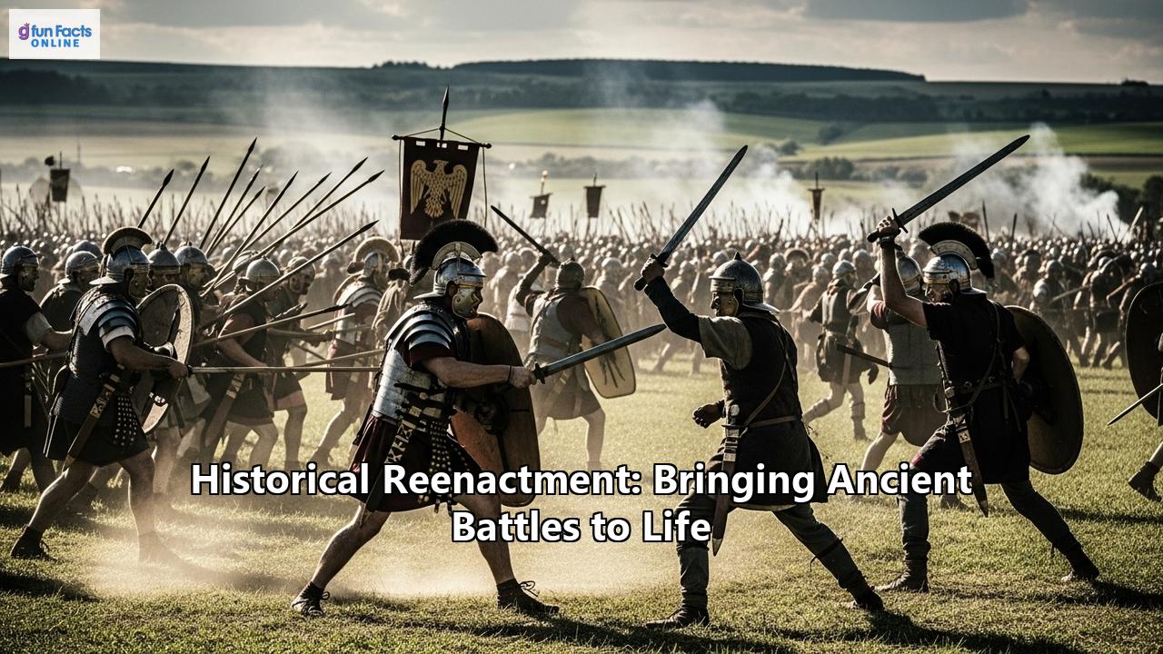 Historical Reenactment: Bringing Ancient Battles to Life