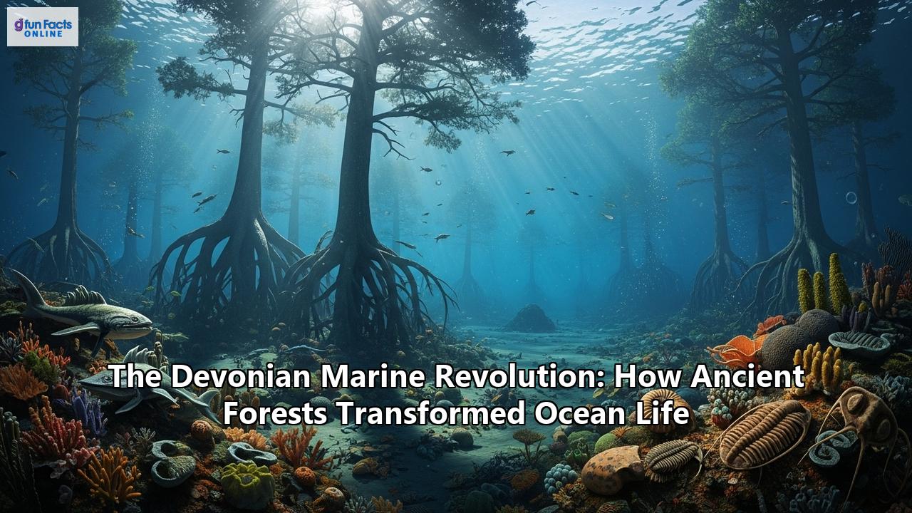 The Devonian Marine Revolution: How Ancient Forests Transformed Ocean Life