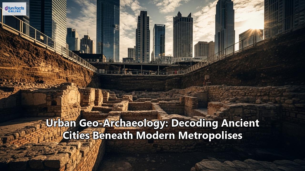 Urban Geo-Archaeology: Decoding Ancient Cities Beneath Modern Metropolises