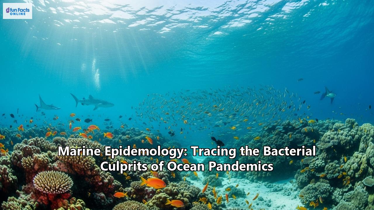 Marine Epidemology: Tracing the Bacterial Culprits of Ocean Pandemics