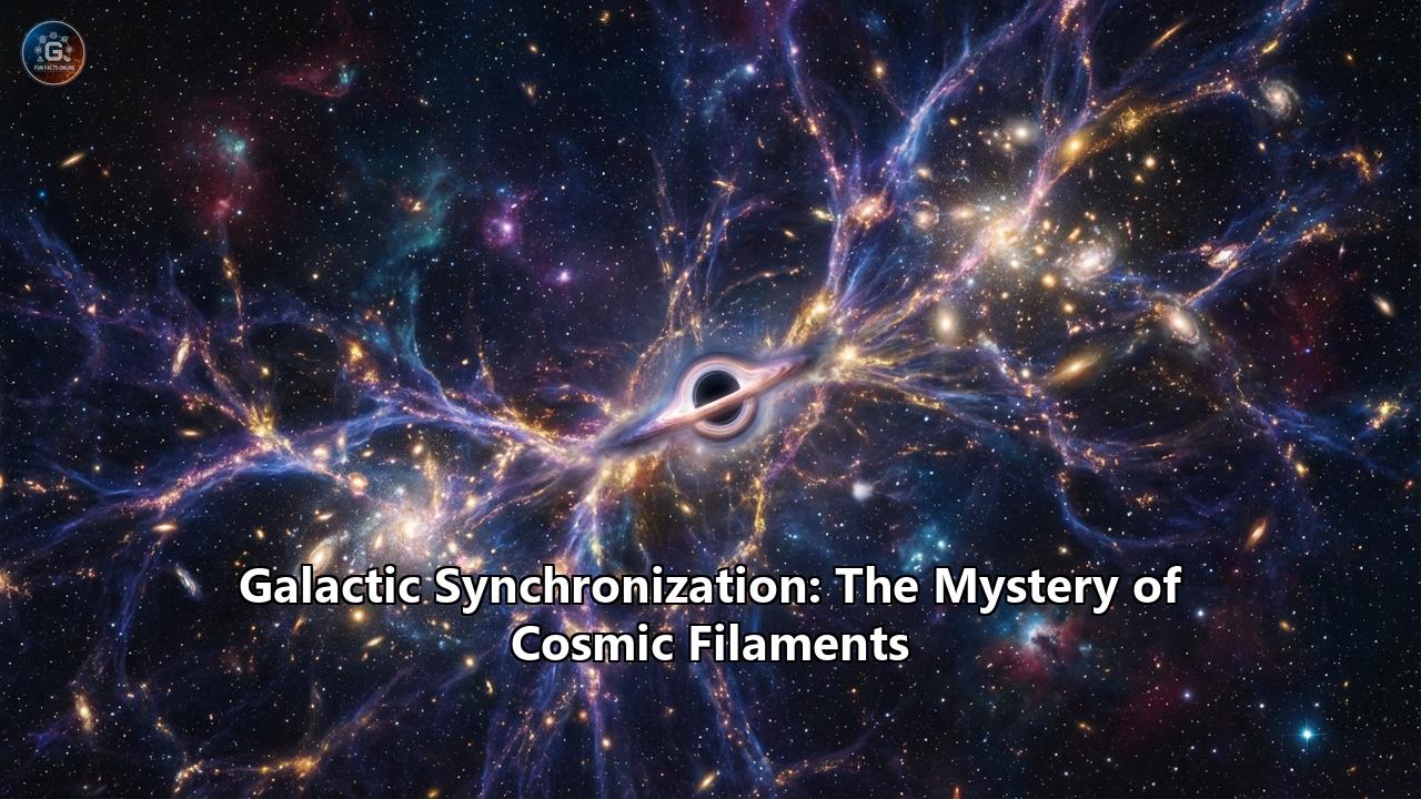 Galactic Synchronization: The Mystery of Cosmic Filaments