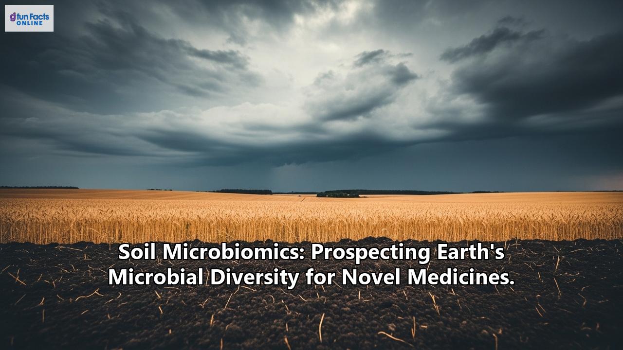 Soil Microbiomics: Prospecting Earth's Microbial Diversity for Novel Medicines.
