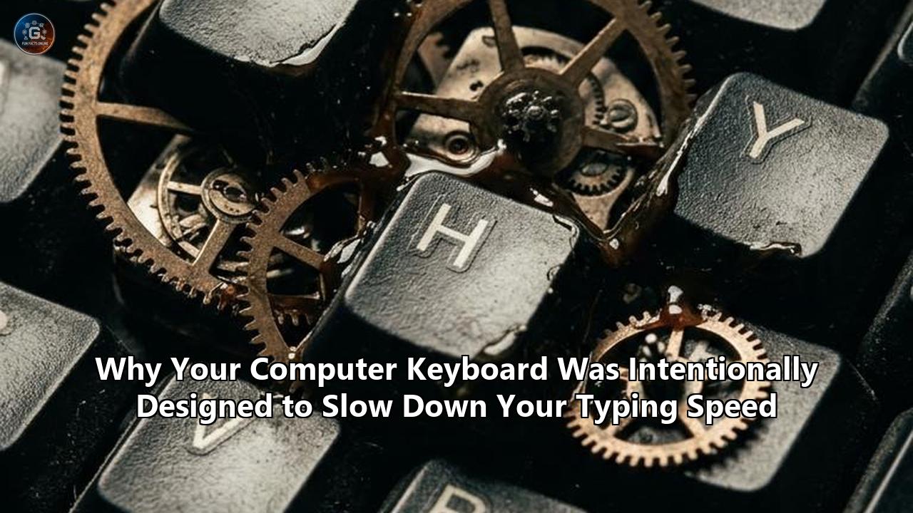 Why Your Computer Keyboard Was Intentionally Designed to Slow Down Your Typing Speed