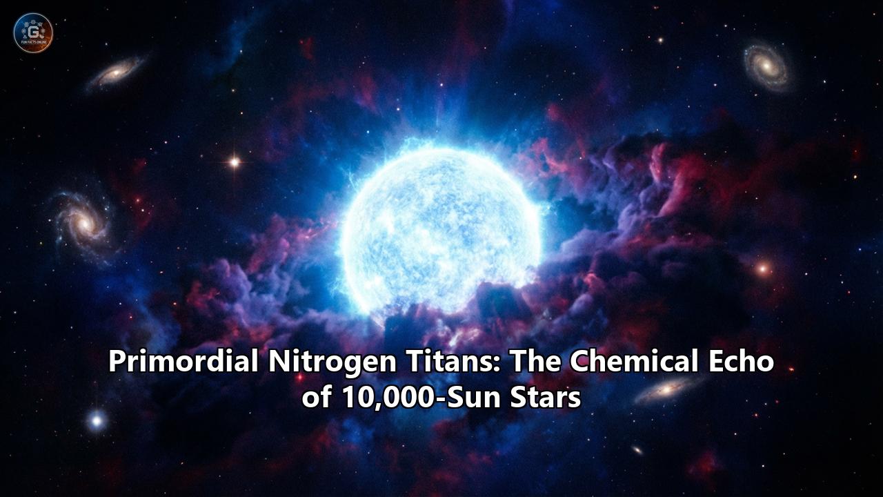 Primordial Nitrogen Titans: The Chemical Echo of 10,000-Sun Stars