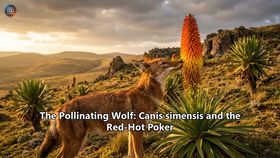 The Pollinating Wolf: Canis simensis and the Red-Hot Poker