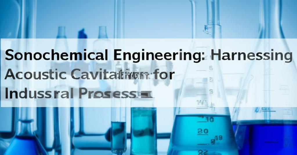 Sonochemical Engineering: Harnessing Acoustic Cavitation for Industrial Processes