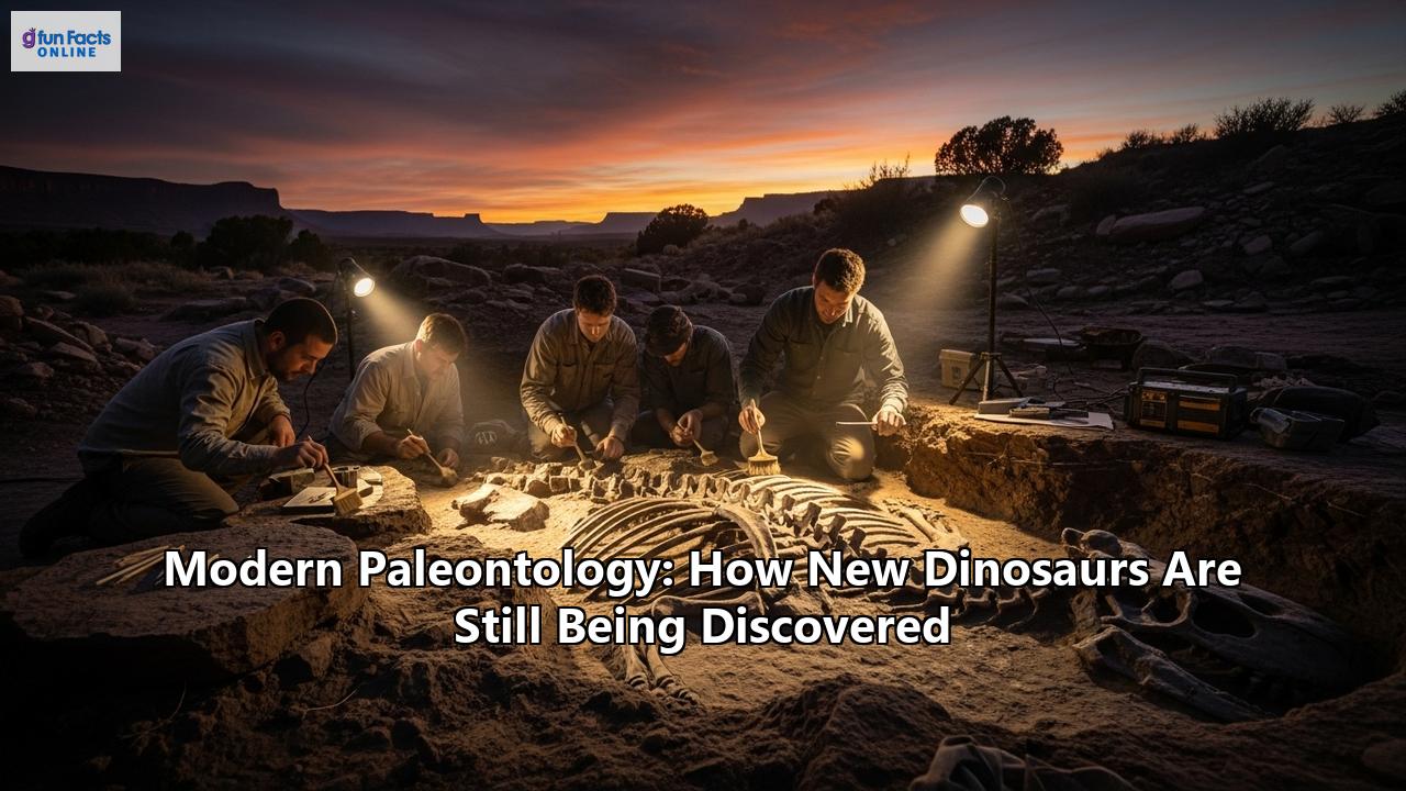 Modern Paleontology: How New Dinosaurs Are Still Being Discovered
