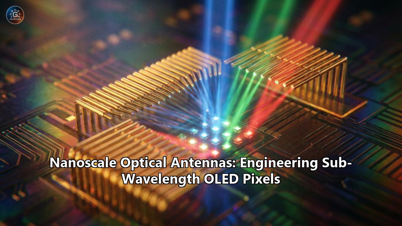 Nanoscale Optical Antennas: Engineering Sub-Wavelength OLED Pixels