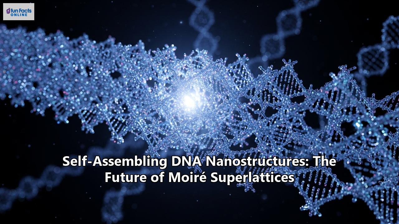 Self-Assembling DNA Nanostructures: The Future of Moiré Superlattices