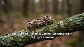 The Bone Collector: A Caterpillar Armored in its Prey’s Remains