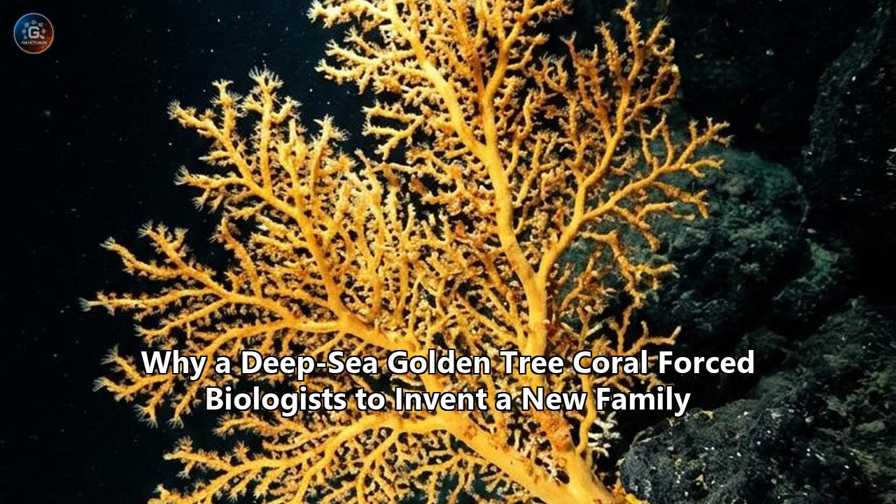 Why a Deep-Sea Golden Tree Coral Forced Biologists to Invent a New Family