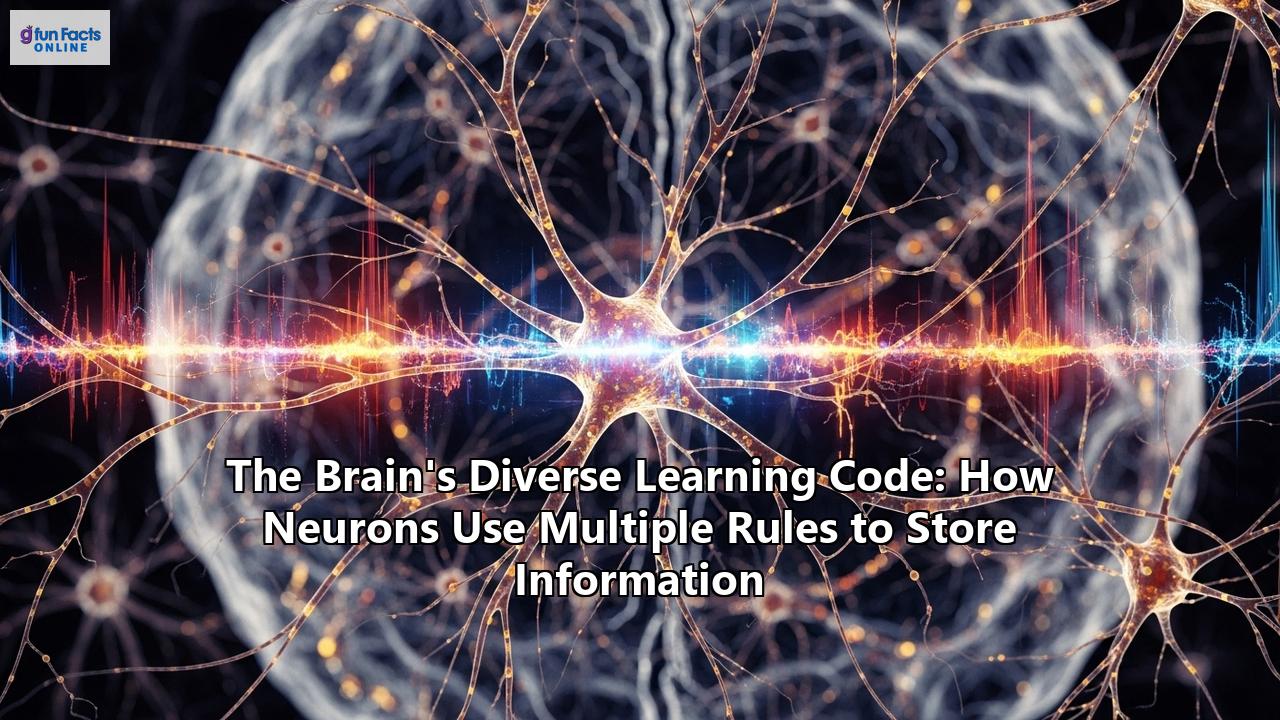The Brain's Diverse Learning Code: How Neurons Use Multiple Rules to Store Information