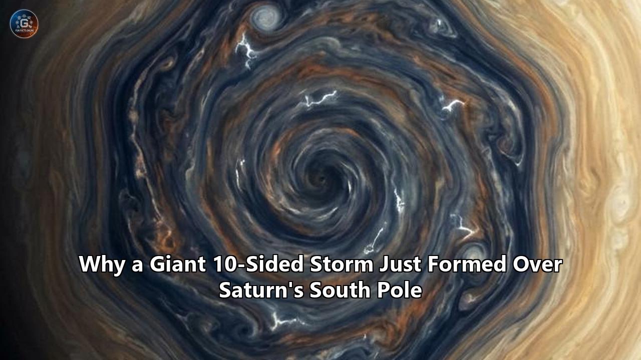 Why a Giant 10-Sided Storm Just Formed Over Saturn's South Pole