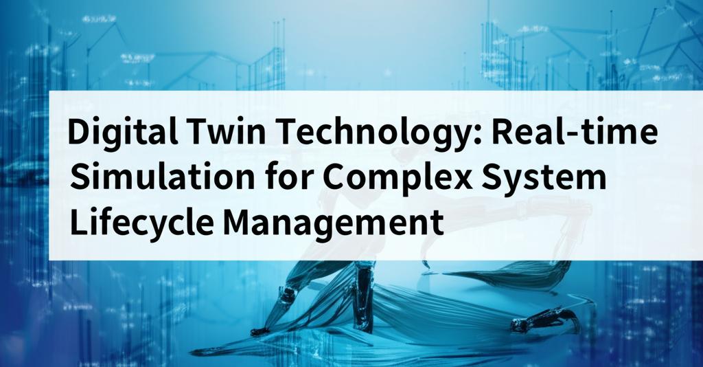 Digital Twin Technology: Real-time Simulation for Complex System Lifecycle Management