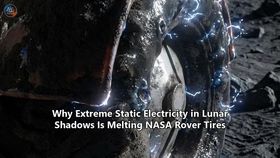 Why Extreme Static Electricity in Lunar Shadows Is Melting NASA Rover Tires