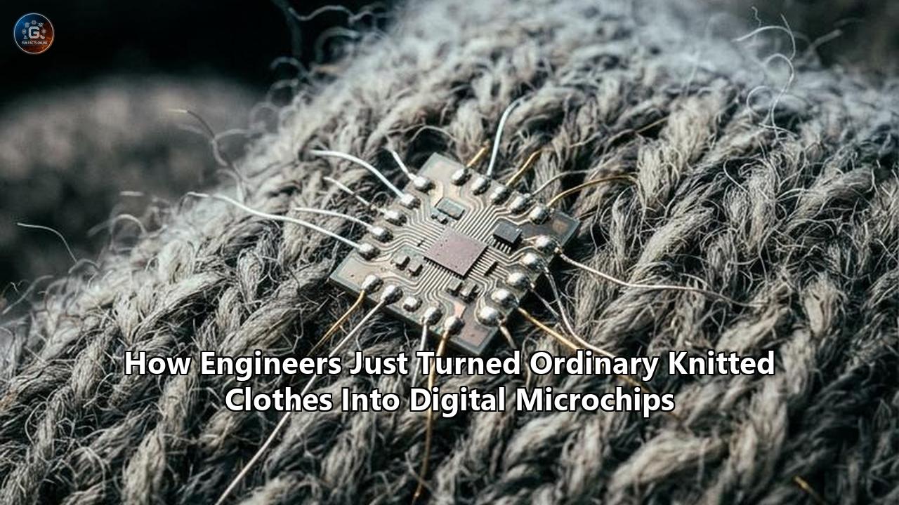 How Engineers Just Turned Ordinary Knitted Clothes Into Digital Microchips