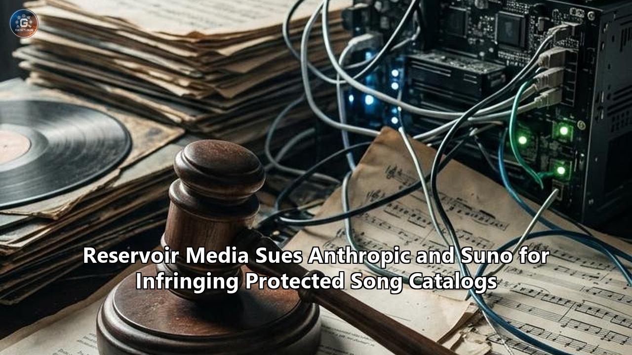 Reservoir Media Sues Anthropic and Suno for Infringing Protected Song Catalogs