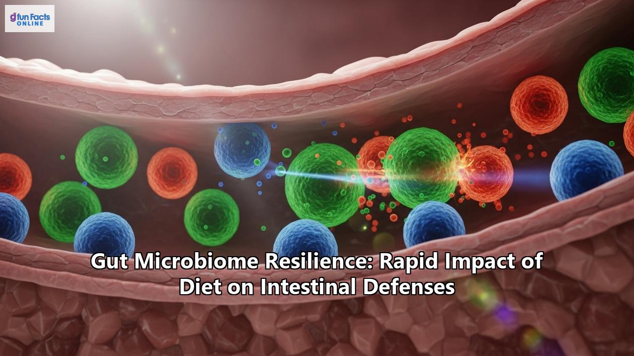 Gut Microbiome Resilience: Rapid Impact of Diet on Intestinal Defenses