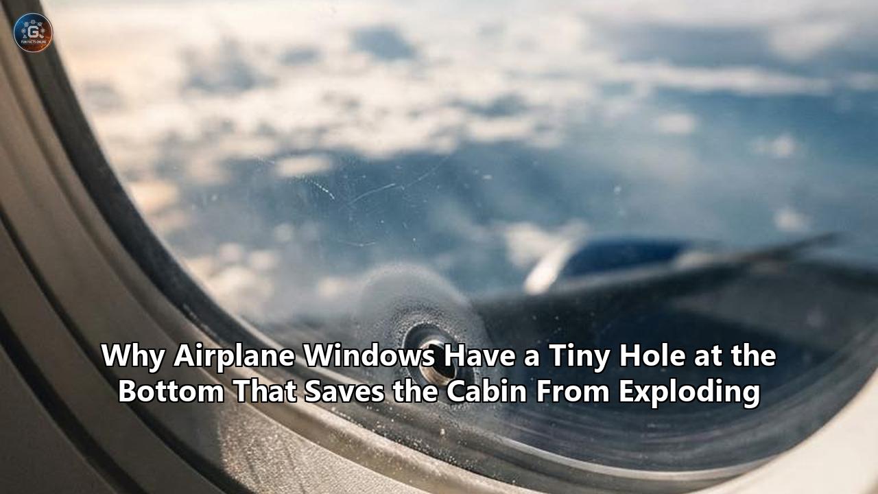Why Airplane Windows Have a Tiny Hole at the Bottom That Saves the Cabin From Exploding
