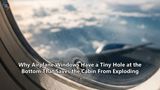 Why Airplane Windows Have a Tiny Hole at the Bottom That Saves the Cabin From Exploding