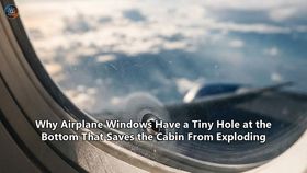 Why Airplane Windows Have a Tiny Hole at the Bottom That Saves the Cabin From Exploding