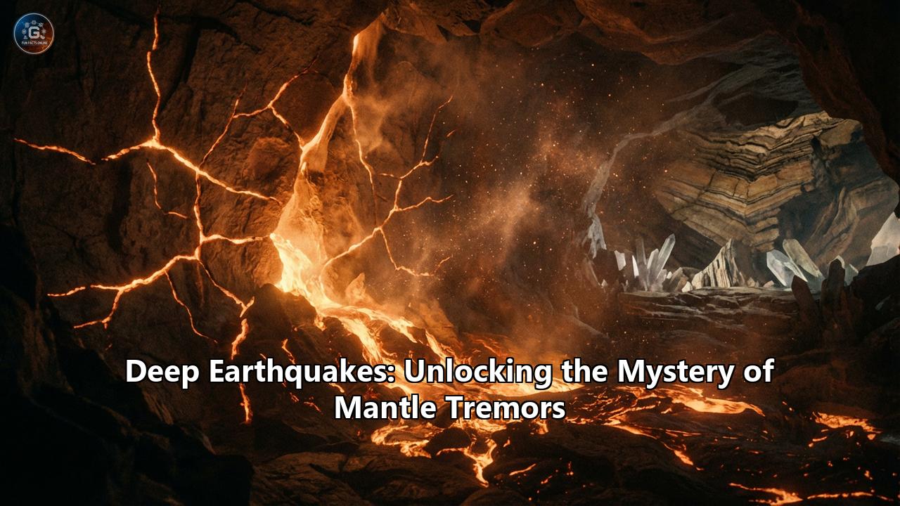 Deep Earthquakes: Unlocking the Mystery of Mantle Tremors
