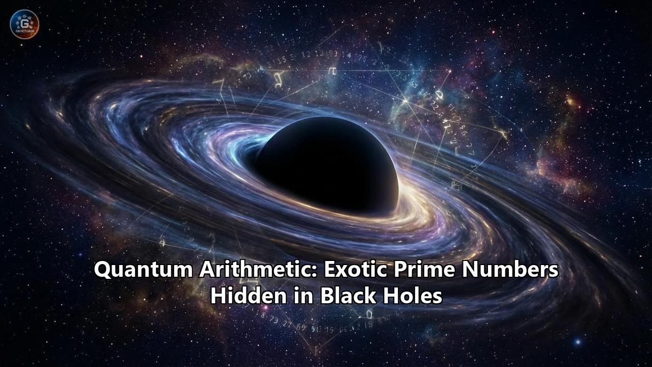 Quantum Arithmetic: Exotic Prime Numbers Hidden in Black Holes