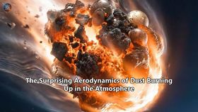 The Surprising Aerodynamics of Dust Burning Up in the Atmosphere