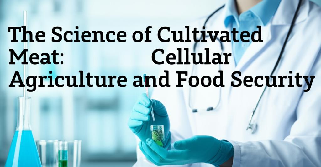 The Science of Cultivated Meat: Cellular Agriculture and Food Security