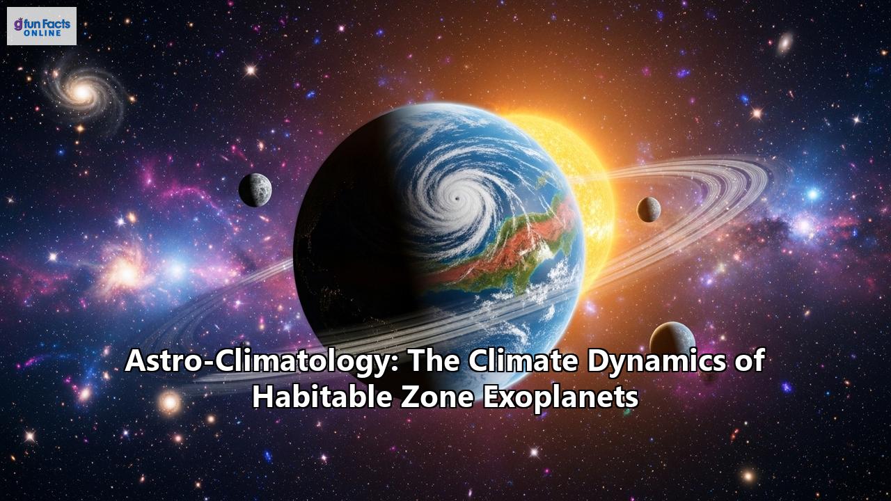 Astro-Climatology: The Climate Dynamics of Habitable Zone Exoplanets