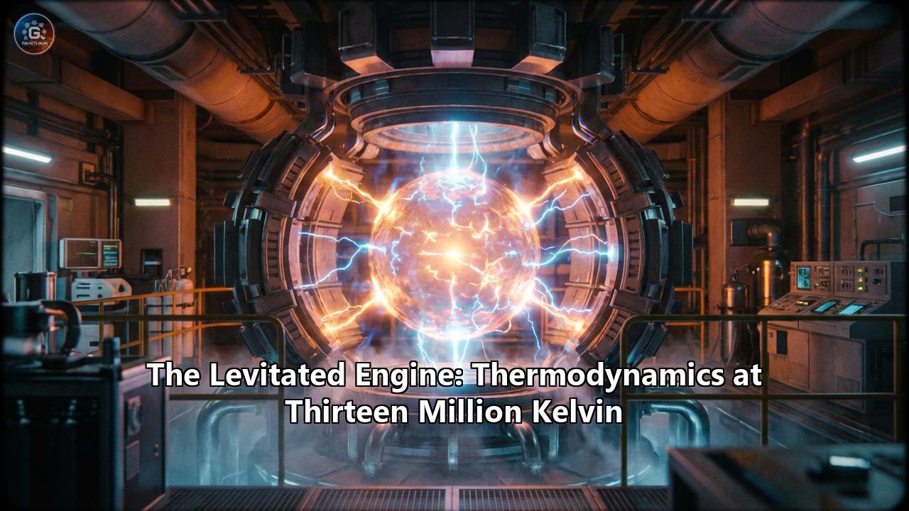 The Levitated Engine: Thermodynamics at Thirteen Million Kelvin