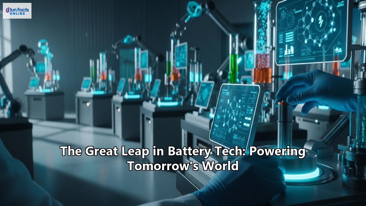 The Great Leap in Battery Tech: Powering Tomorrow's World